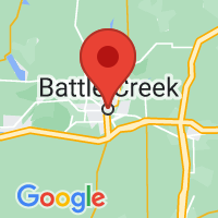 Map of Battle Creek, MI US